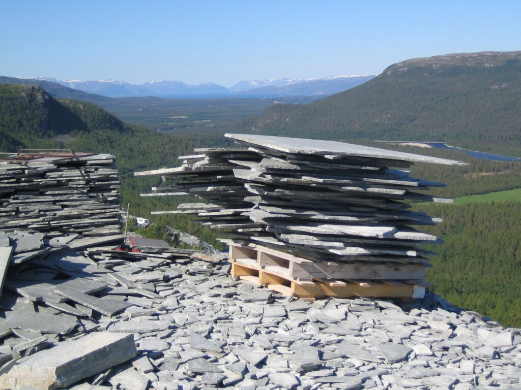 Groeve Alta Kwartsiet Noorwegen.