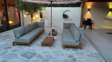 Zomers terras met Flagstones