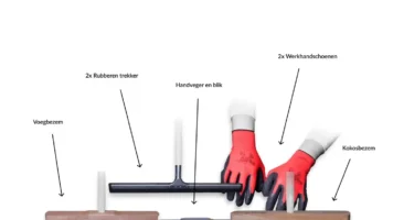 ROMFIX werk startpakket voegmortel – gereedschap voor flagstones voegen