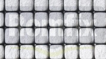Geogrid met geotextiel vliesdoek – fundering scheiden en stabiliseren onder flagstones